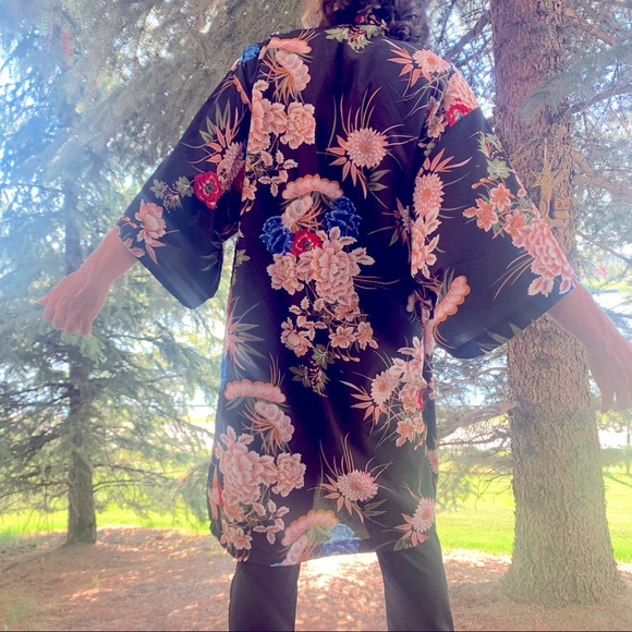 Another Story Other - Another Story Floral Robe Kimono